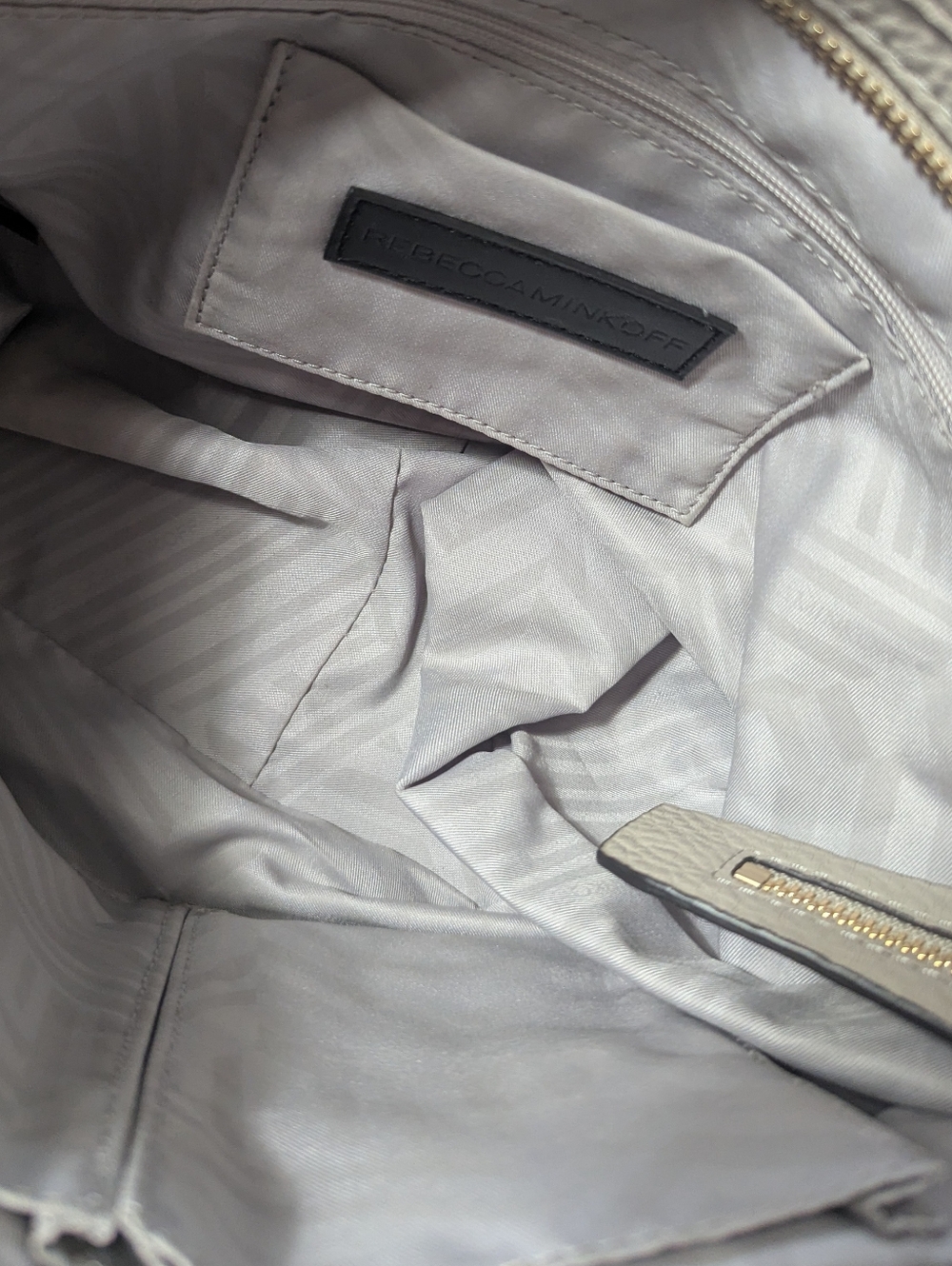 Rebecca Minkoff Taupe Handbag - Picture 9 of 13